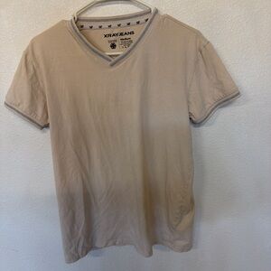 Xray jeans Tan V-Neck Shirt